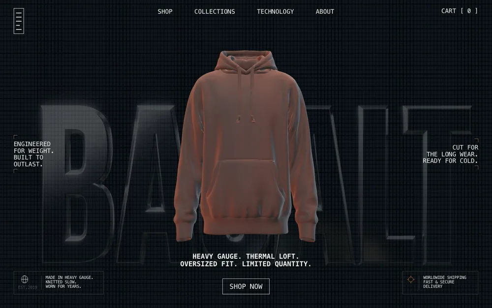 Basalt — Technical Fleece template