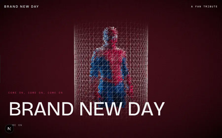 Brand New Day — Scroll Film landing page