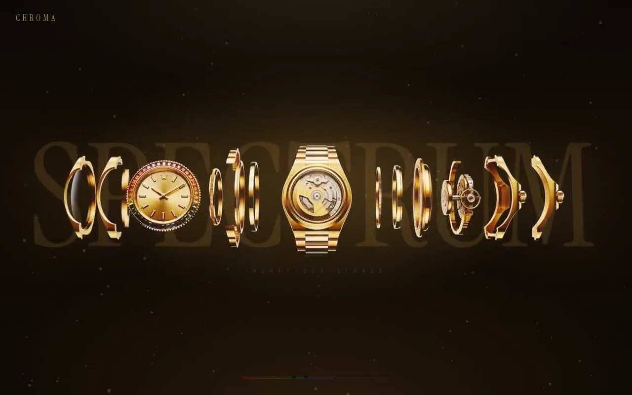 Chroma — Gem-Set Horology landing page