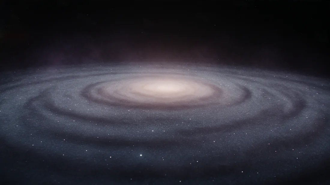 Elliptical Galaxy — Deep Space background