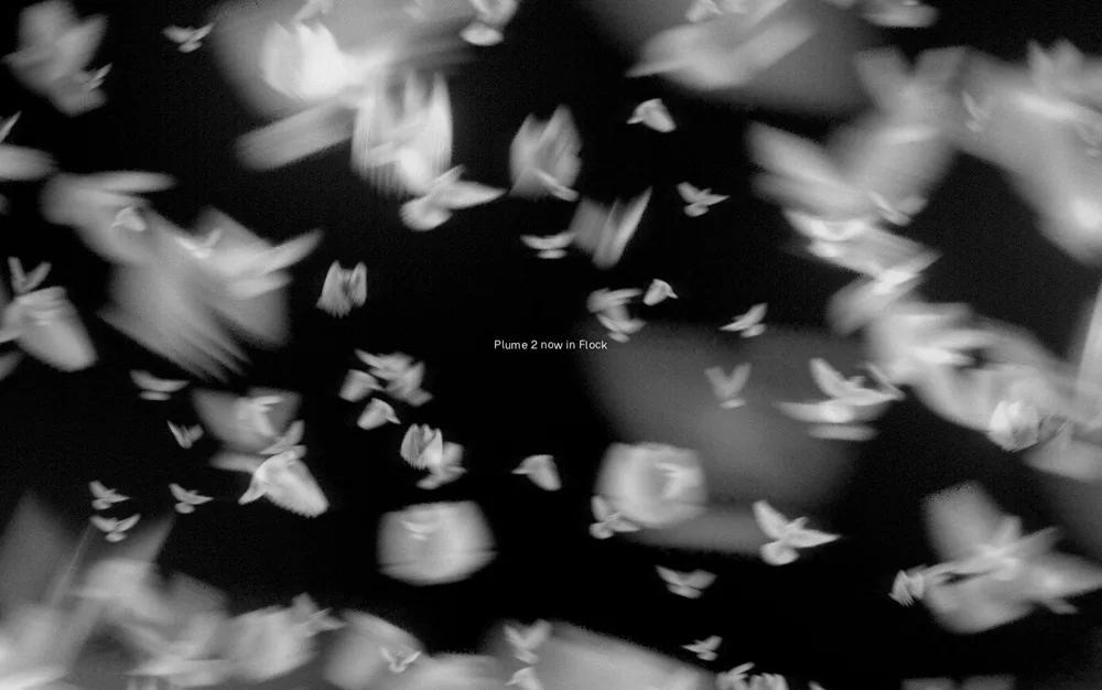 Flock — Generative Imaging hero section