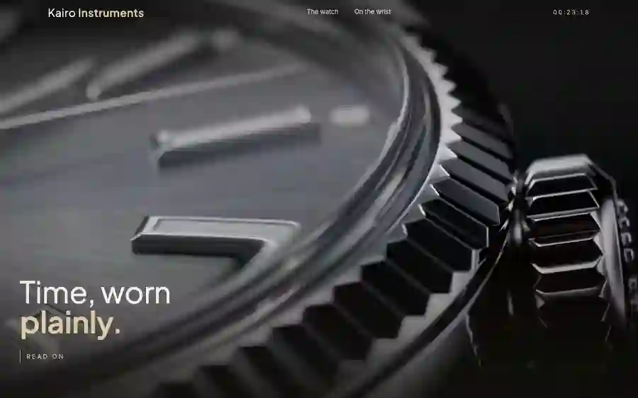 Kairo — Field Watch hero section