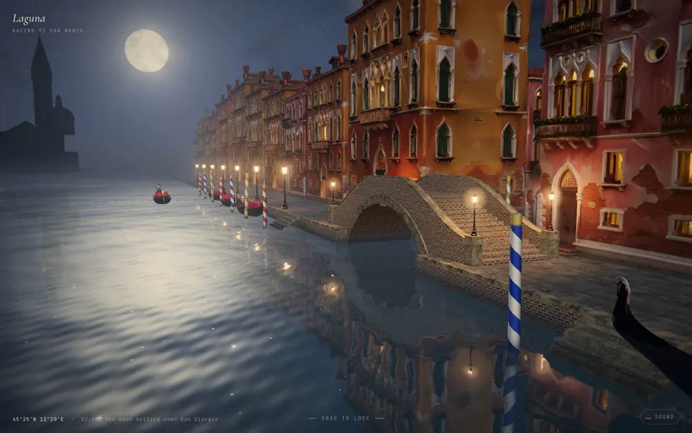 Laguna — Venice at Night 3d section