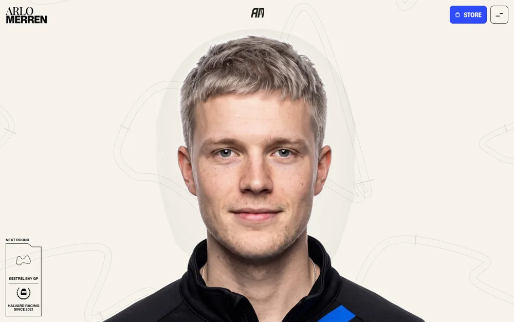 Arlo Merren — Athlete Portfolio template