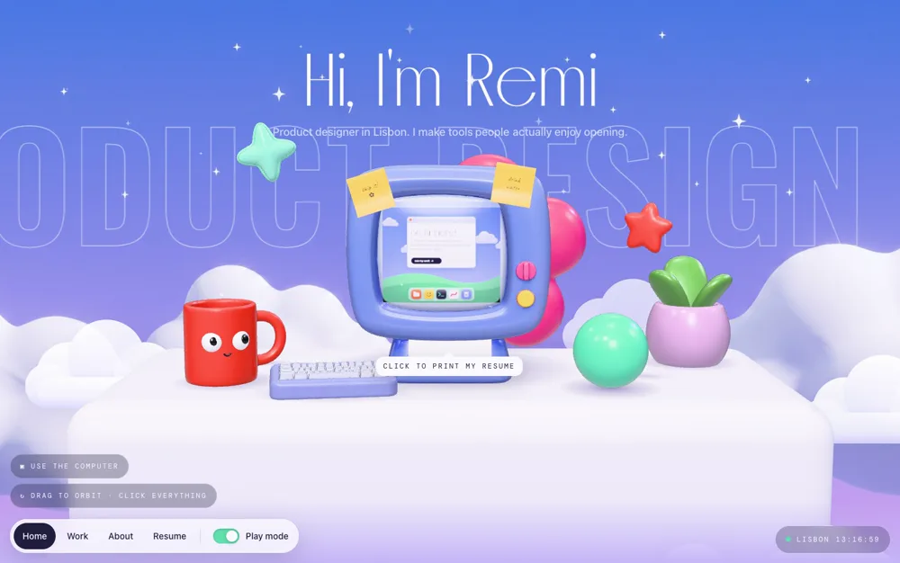 Remi Oduya — Portfolio template