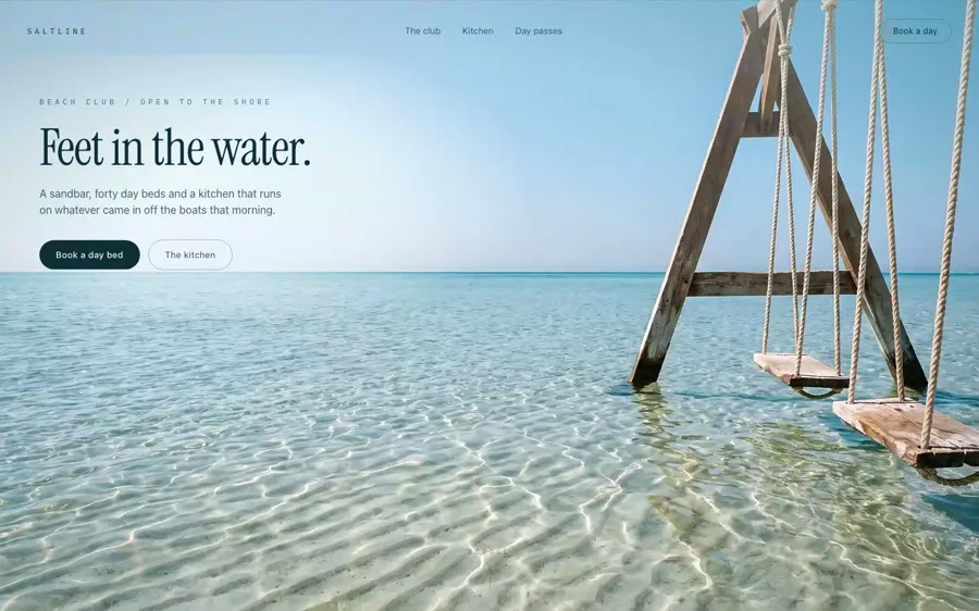 Saltline — Beach Club interactive