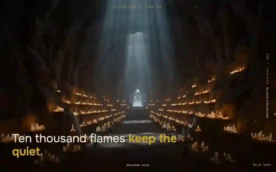 Sanctum — Scroll Cinematic landing page