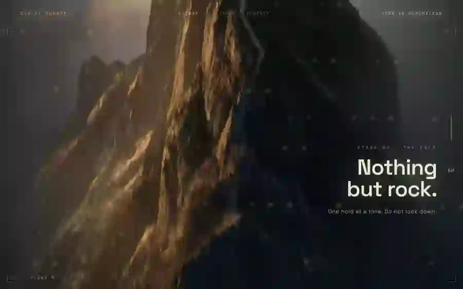 Summit — Immersive · The Climb landing page