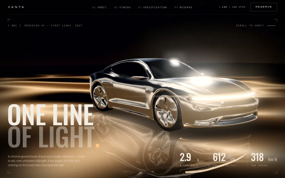 Vanta — Automotive landing page