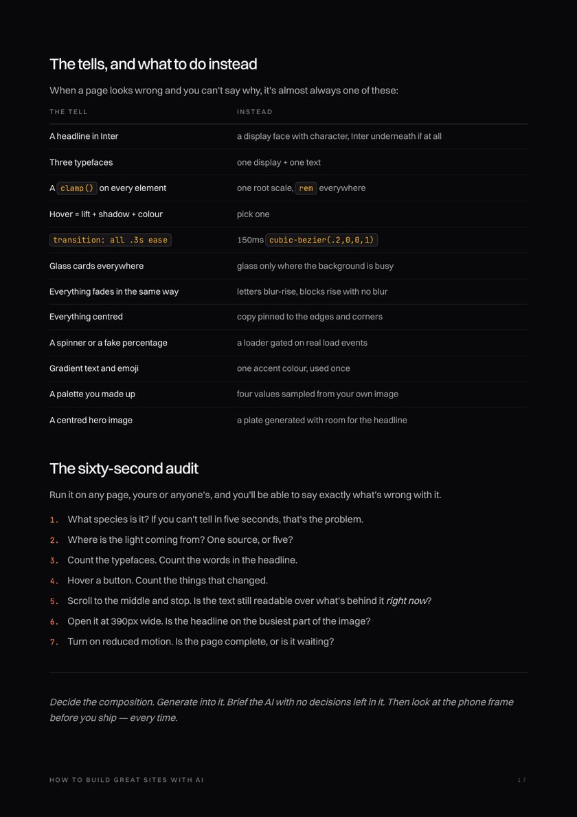 Page 17: The tells · the audit